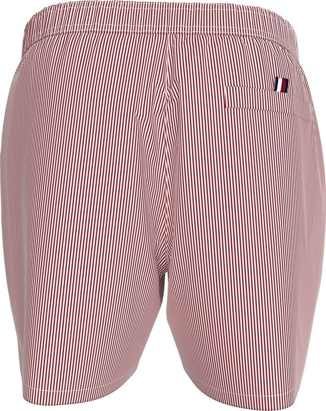 MEDIUM DRAWSTRING STRIPE Erkek Beyaz Deniz Şortu - UM0UM03265