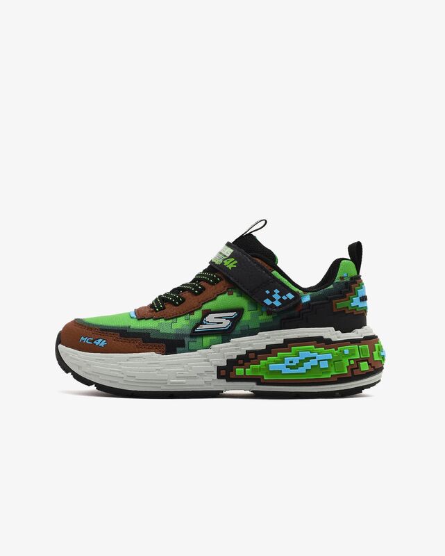 Skechers - Mega-Craft 4K Erkek Çocuk Kahverengi Spor Ayakkabı - 402160L