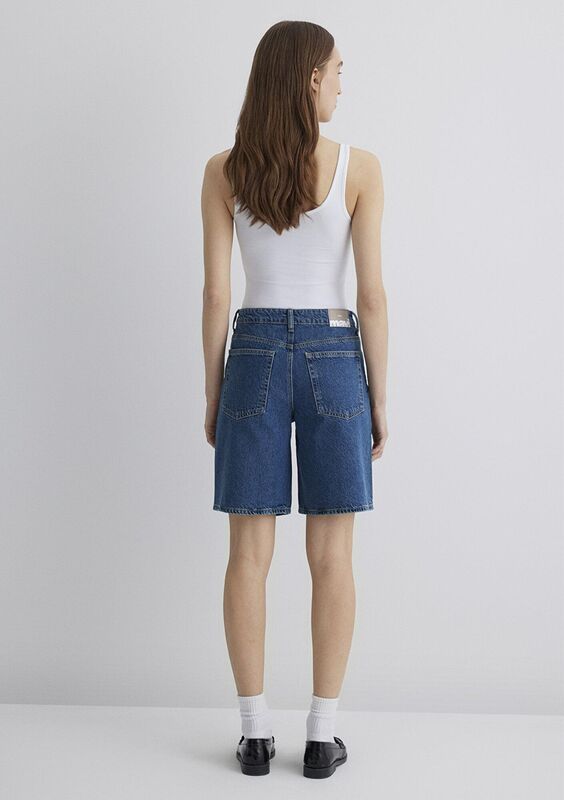 MELINA Kadın Mavi Denim Şort - M1410144