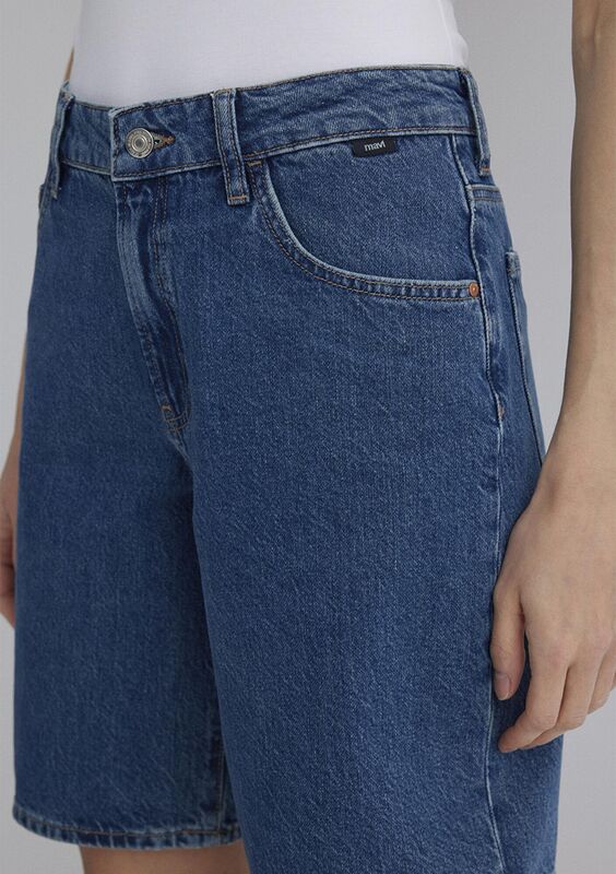 MELINA Kadın Mavi Denim Şort - M1410144