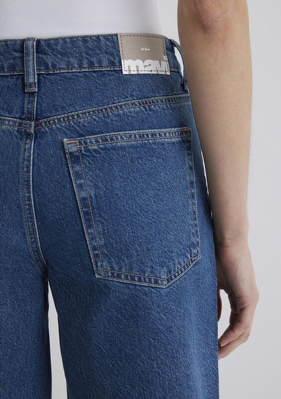 MELINA Kadın Mavi Denim Şort - M1410144