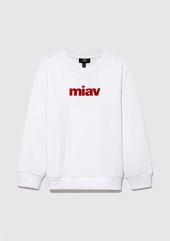 MIAV BASKILI SWEATSHIRTS Erkek Çocuk Beyaz Sweatshirt - M6610031
