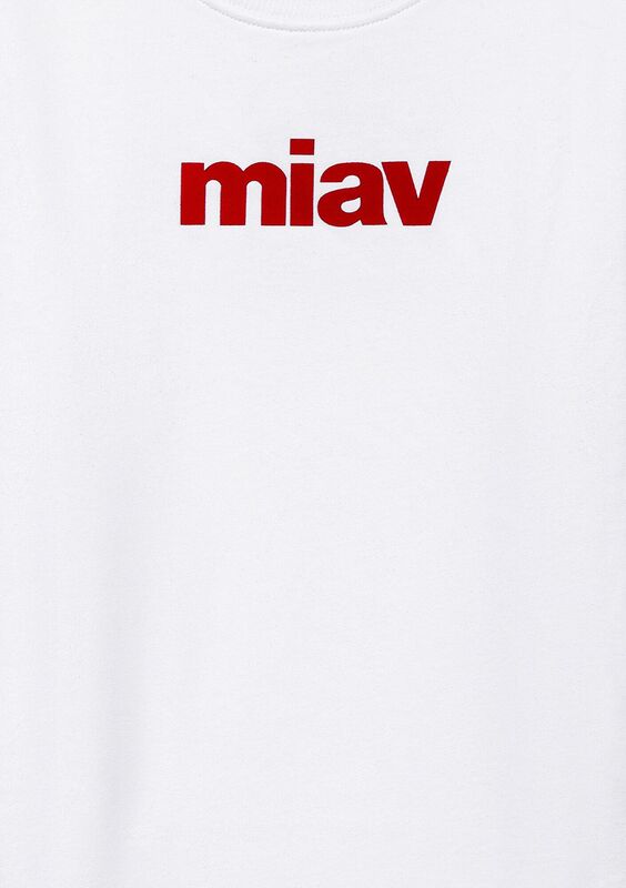 MIAV BASKILI SWEATSHIRTS Erkek Çocuk Beyaz Sweatshirt - M6610031
