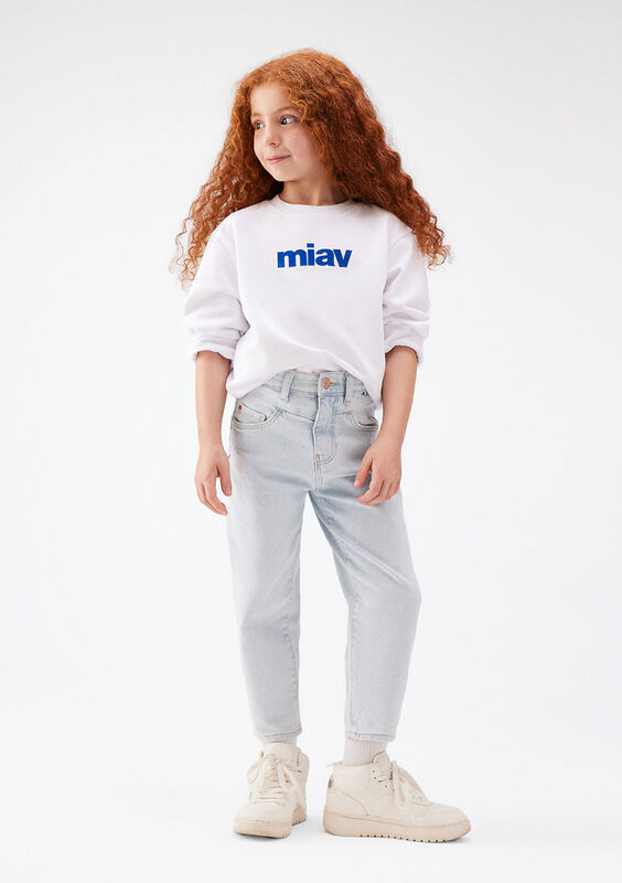 MIAV BASKILI SWEATSHIRTS Erkek Çocuk Beyaz Sweatshirt - M6610031