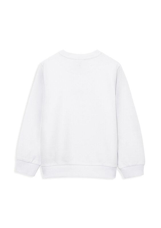 MIAV BASKILI SWEATSHIRTS Erkek Çocuk Beyaz Sweatshirt - M6610031