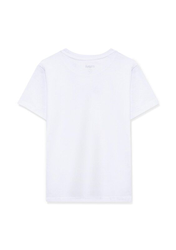 MİAV BASKILI TİŞÖRT Erkek Çocuk Beyaz T-Shirt - M66332