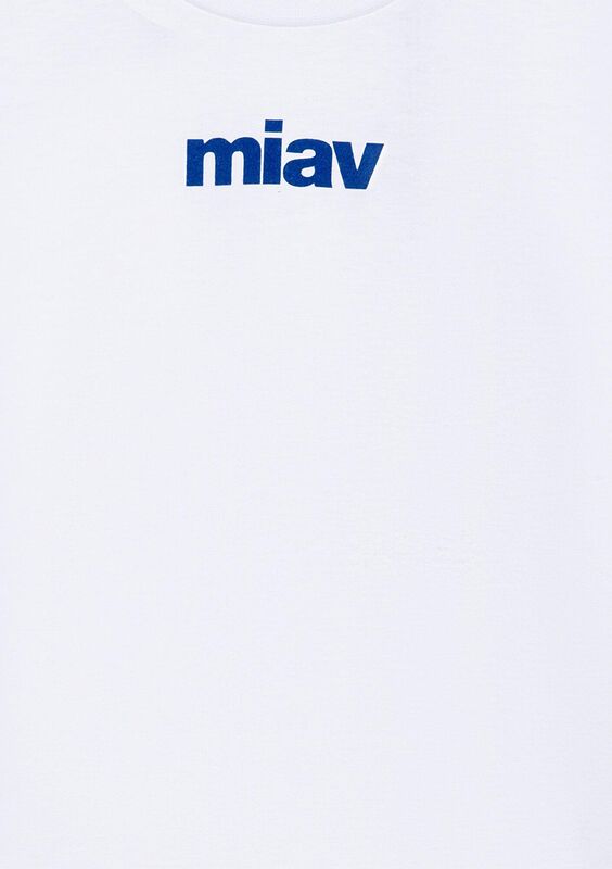 MİAV BASKILI TİŞÖRT Erkek Çocuk Beyaz T-Shirt - M66332