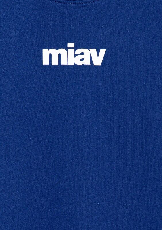 MİAV BASKILI TİŞÖRT Erkek Çocuk Koyu Mavi T-Shirt - M66332