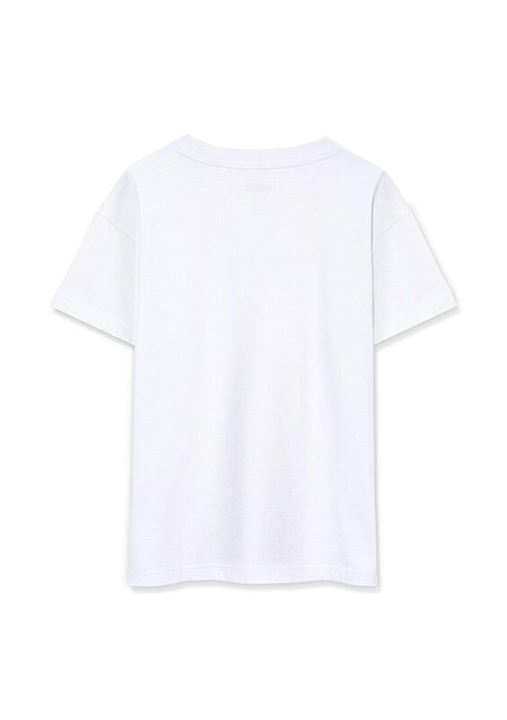 MIAV BASKILI TİŞÖRT Kız Çocuk Beyaz T-Shirt - M7610158