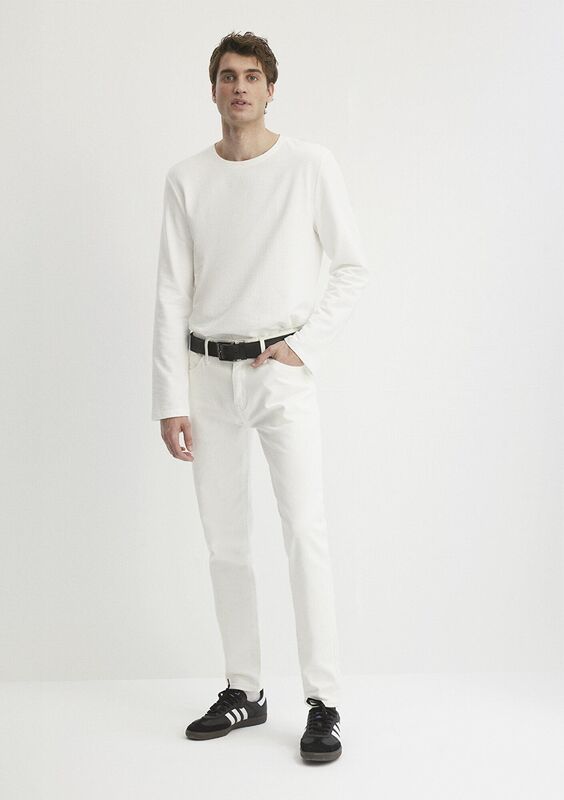 MILAN Erkek Beyaz Denim Pantolon - M00810