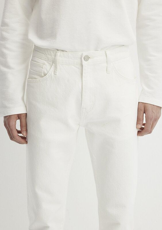 MILAN Erkek Beyaz Denim Pantolon - M00810