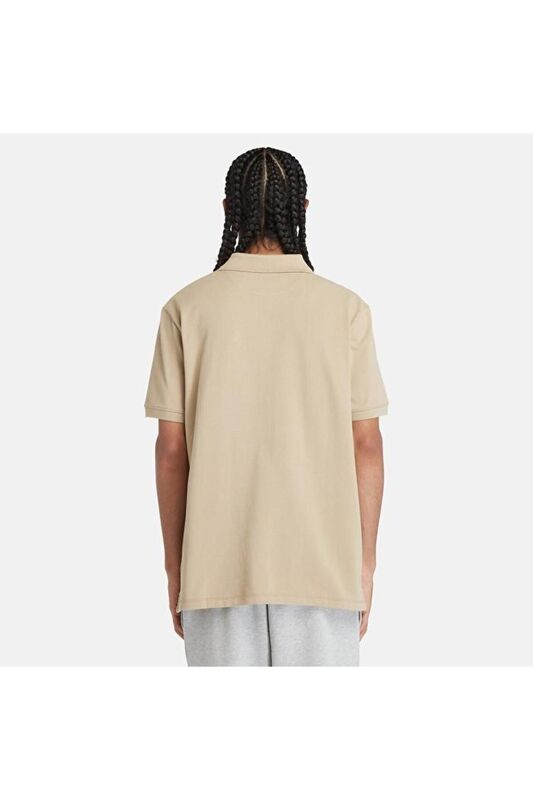 MILLERS RIVER Pique Short Sleeve Polo Erkek Sarı T-Shirt - TB0A26N4