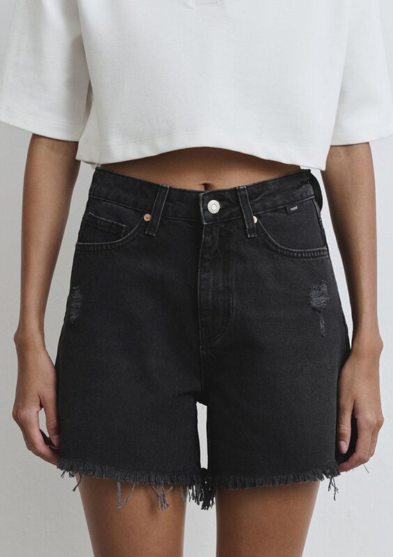 MILLIE Kadın Gri Denim Şort - M14589