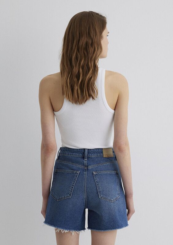 MILLIE Kadın Mavi Denim Şort - M14589