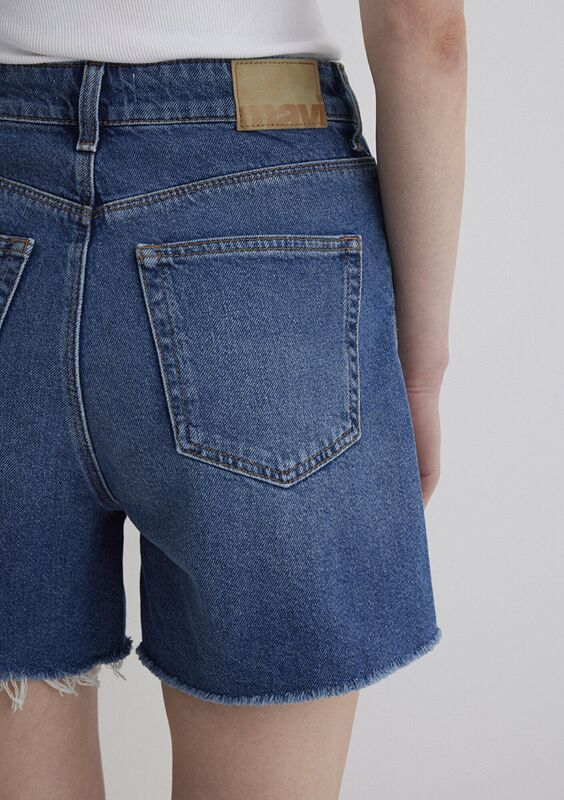 MILLIE Kadın Mavi Denim Şort - M14589