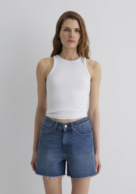 MILLIE Kadın Mavi Denim Şort - M14589
