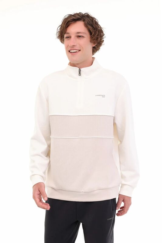 Lumberjack - ML LUKA 16ITL815 5PR Erkek Bej Sweatshirt - 102024737