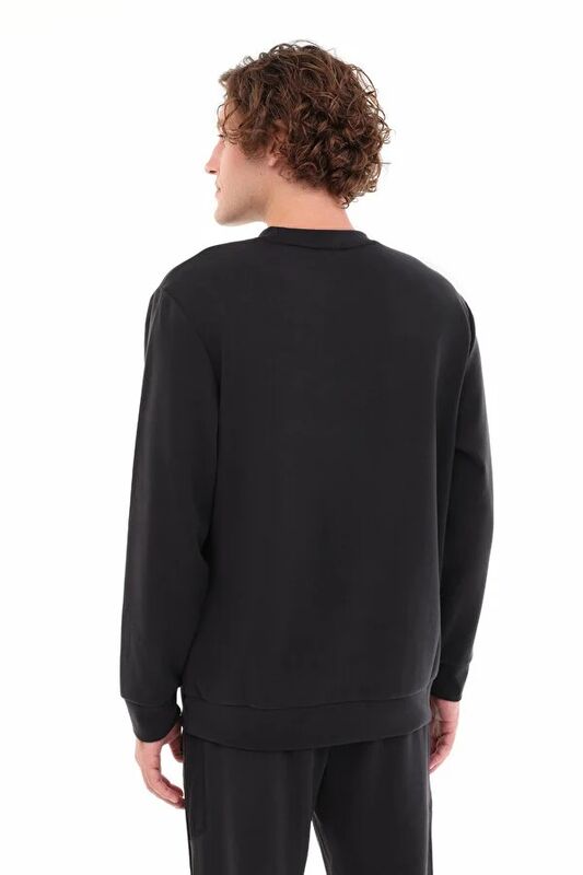 ML UROS 16ITL817 5PR Erkek Siyah Sweatshirt - 102024759