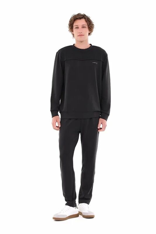 ML UROS 16ITL817 5PR Erkek Siyah Sweatshirt - 102024759