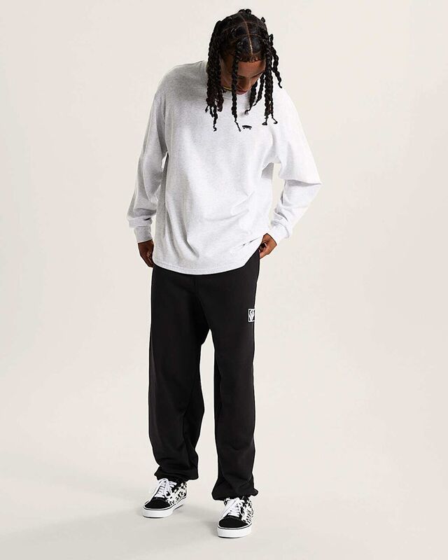 MN BLOCKED BOX LOOSE SWEATPANT FT Erkek Siyah Eşofman Altı - VN000RAX