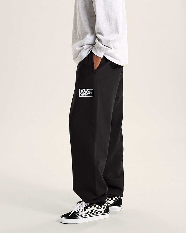 MN BLOCKED BOX LOOSE SWEATPANT FT Erkek Siyah Eşofman Altı - VN000RAX