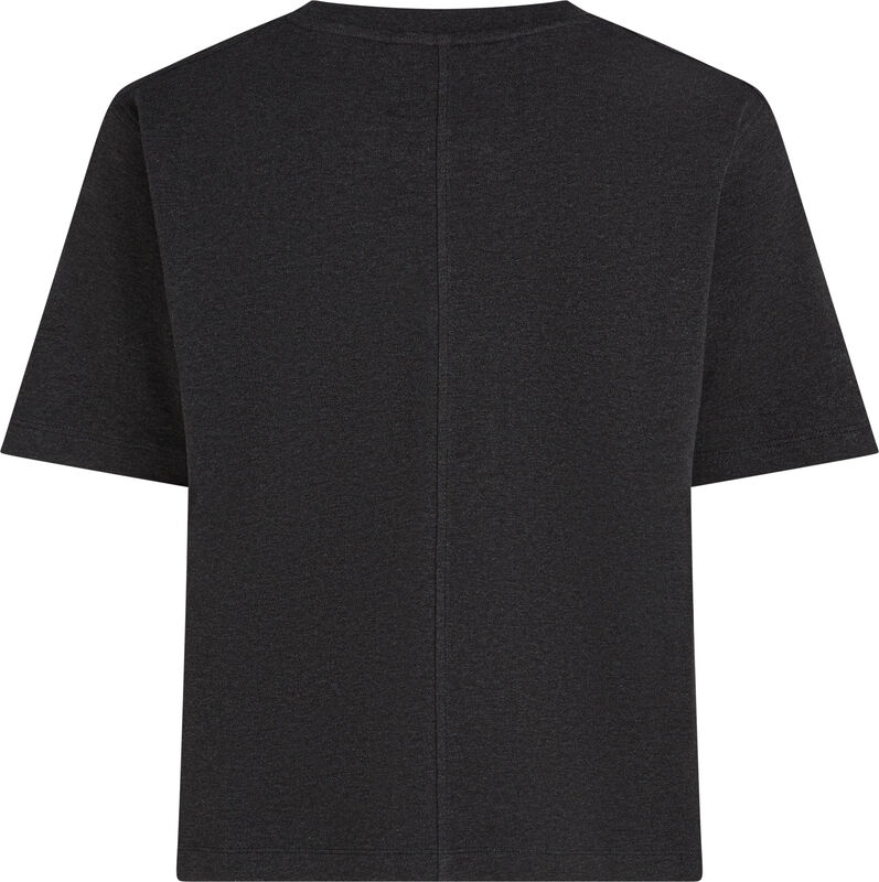 MODERN INTERLOCK BOXY SS TEE Kadın Gri T-Shirt - WW0WW47458