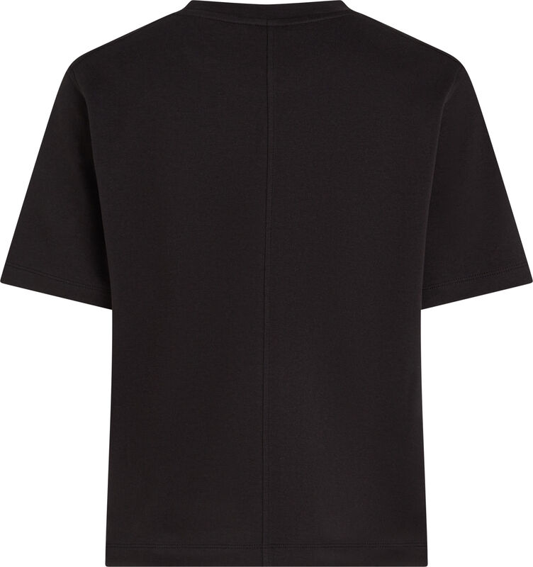 MODERN INTERLOCK BOXY SS TEE Kadın Siyah T-Shirt - WW0WW47458