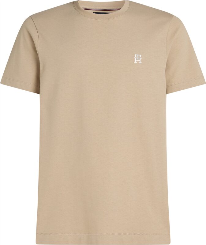 Tommy Hilfiger - MONOGRAM IMD TEE Erkek Yeşil T-Shirt - MW0MW39256