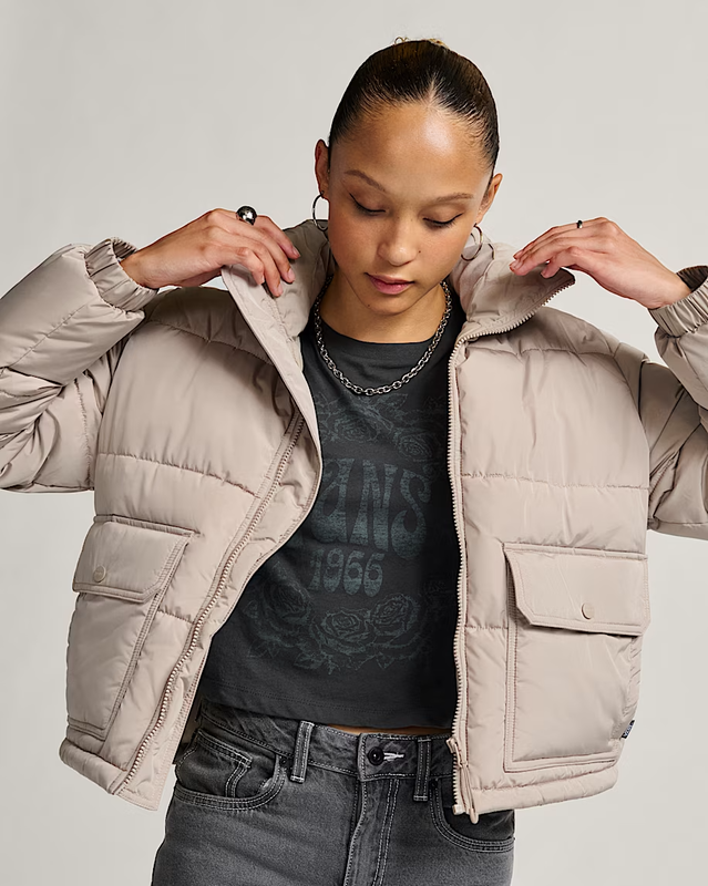 Vans - MTE Aubrey Primaloft Puffer Kadın Bej Mont - VN000HJV