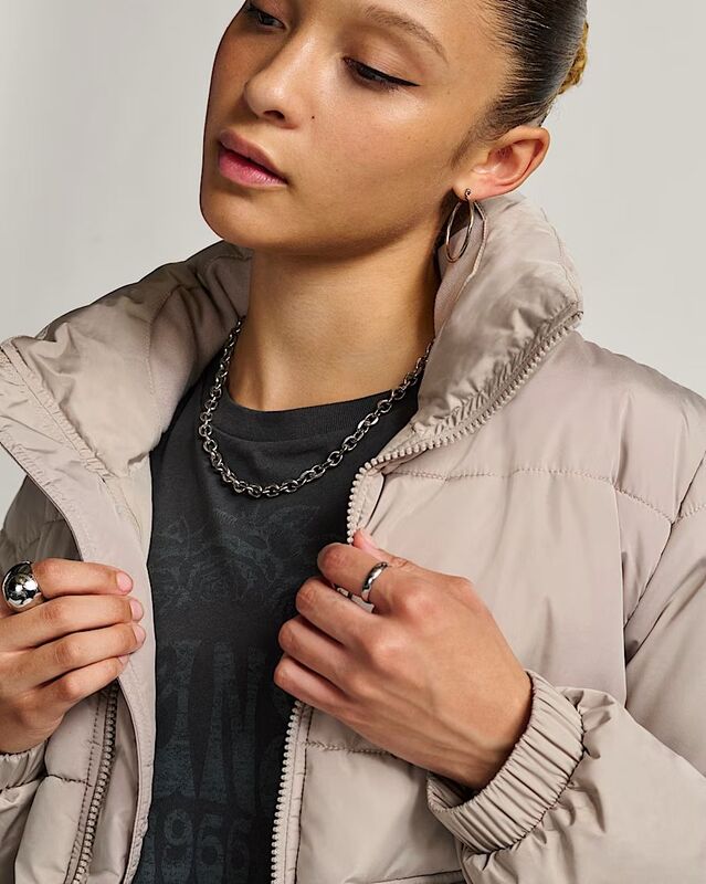 MTE Aubrey Primaloft Puffer Kadın Bej Mont - VN000HJV