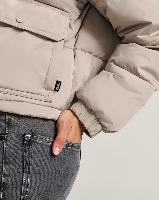 MTE Aubrey Primaloft Puffer Kadın Bej Mont - VN000HJV