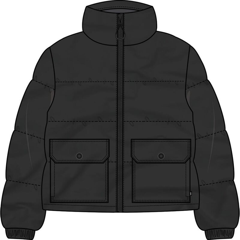 Vans - MTE Aubrey Primaloft Puffer Kadın Siyah Mont - VN000HJV