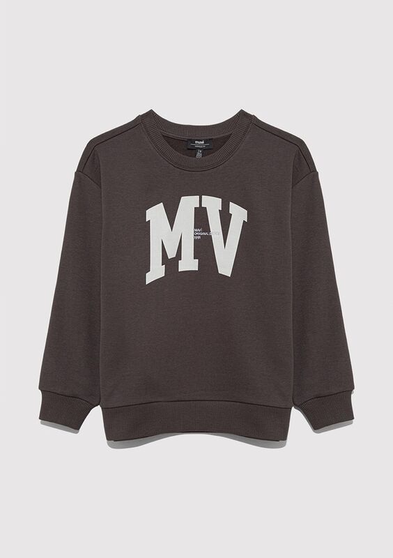 MV LOGO BASKILI SWEATSHIRT Erkek Çocuk Yeşil Sweatshirt - M6S10054