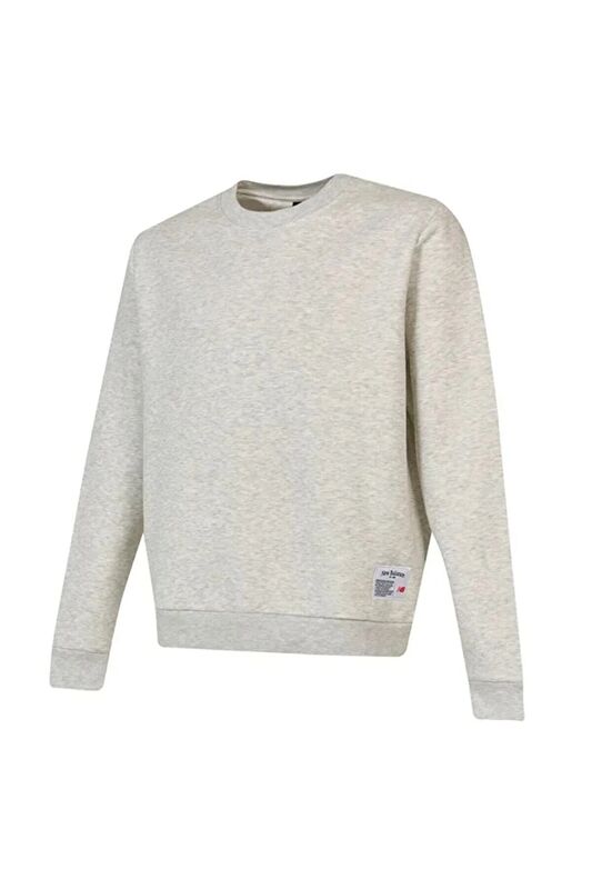 NB Lifestyle Men Sweatshirt Erkek Beyaz Sweatshirt - MNC3503