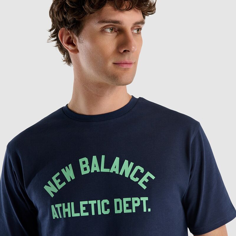 NB Lifestyle Men Tshirt Erkek Lacivert T-Shirt - MNT1519