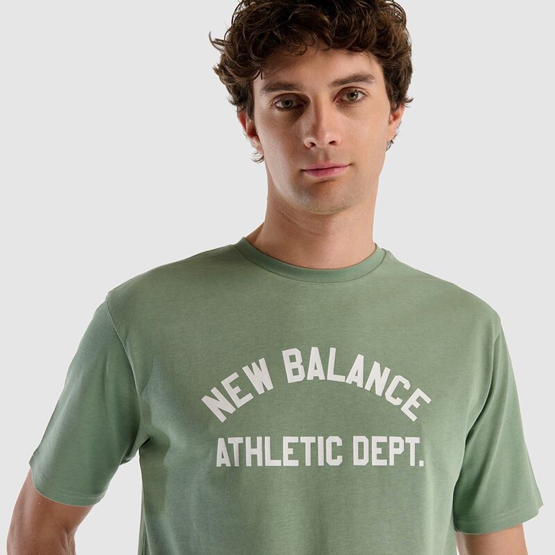 NB Lifestyle Men Tshirt Erkek Yeşil T-Shirt - MNT1519