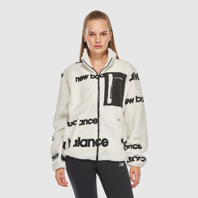 NB Lifestyle Unisex Sweatshirt Uniseks Beyaz Sweatshirt - UNC3358