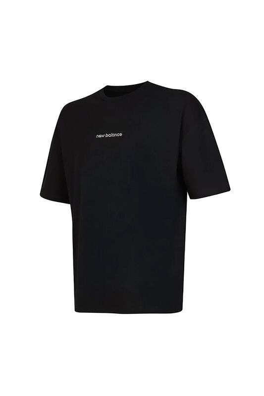 New Balance - NB Lifestyle Unisex Tshirt Uniseks Siyah T-Shirt - UNT3535