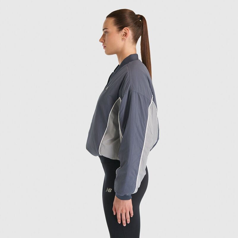 NB Lifestyle Women Jacket Kadın Antrasit Mont - WNJ3541