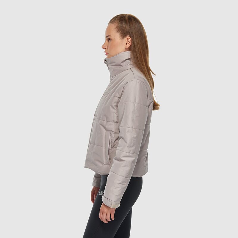 NB Lifestyle Women Jacket Kadın Pembe Mont - WNJ3427