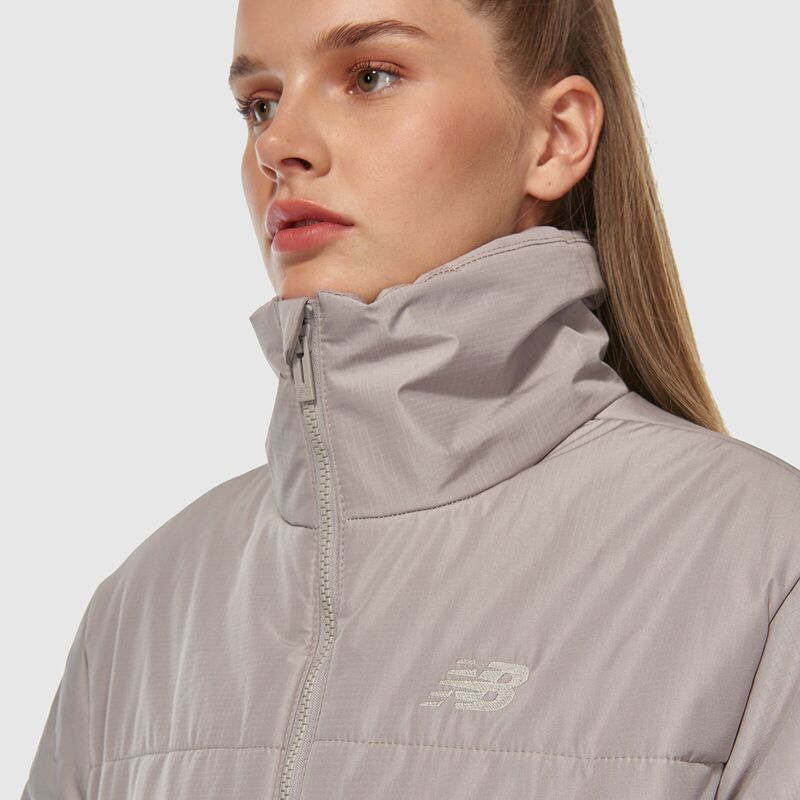 NB Lifestyle Women Jacket Kadın Pembe Mont - WNJ3427