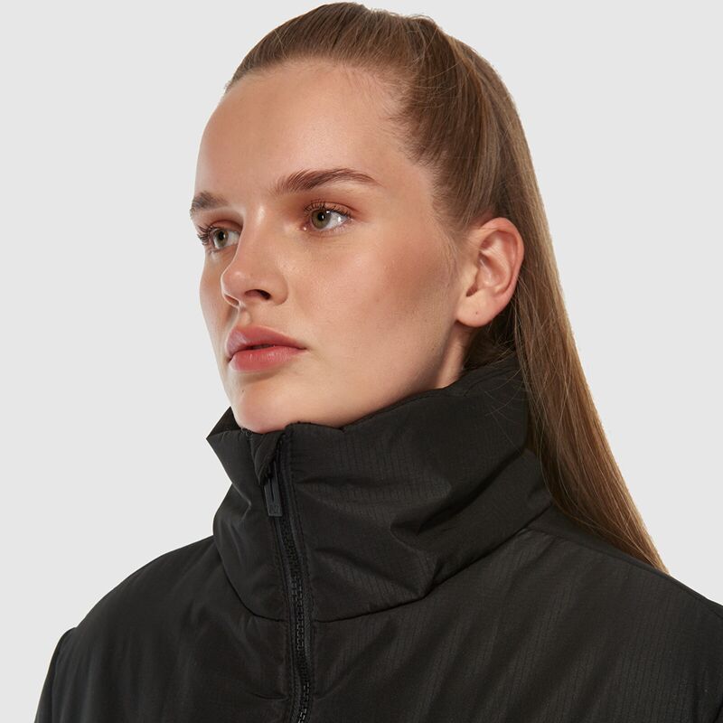 NB Lifestyle Women Jacket Kadın Siyah Mont - WNJ3427