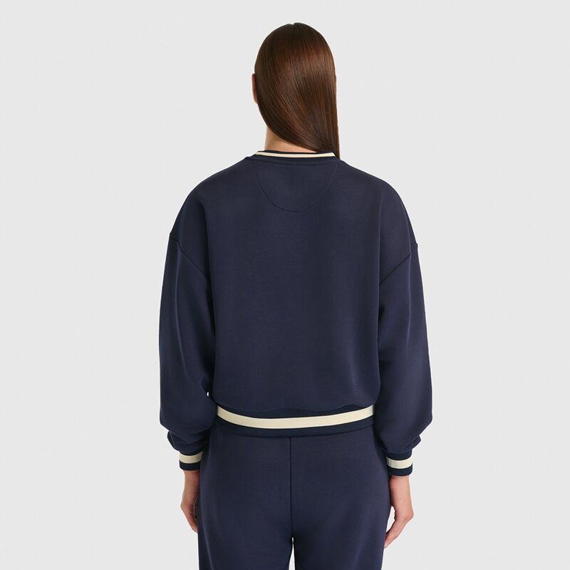 NB Lifestyle Women Sweatshirt Kadın Lacivert Sweatshirt - WNC3501