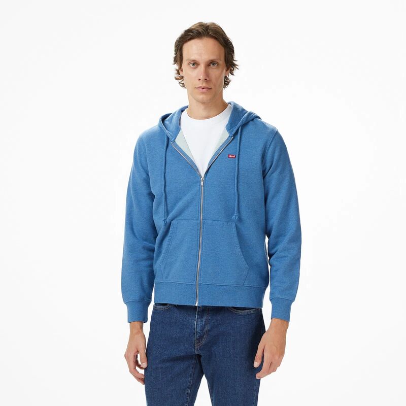 Levi's - NEW ORGNL ZIP UP Erkek Siyah Sweatshirt - A7770