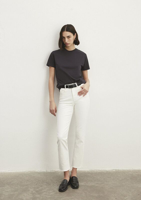 NEW YORK Kadın Beyaz Denim Pantolon - M101441