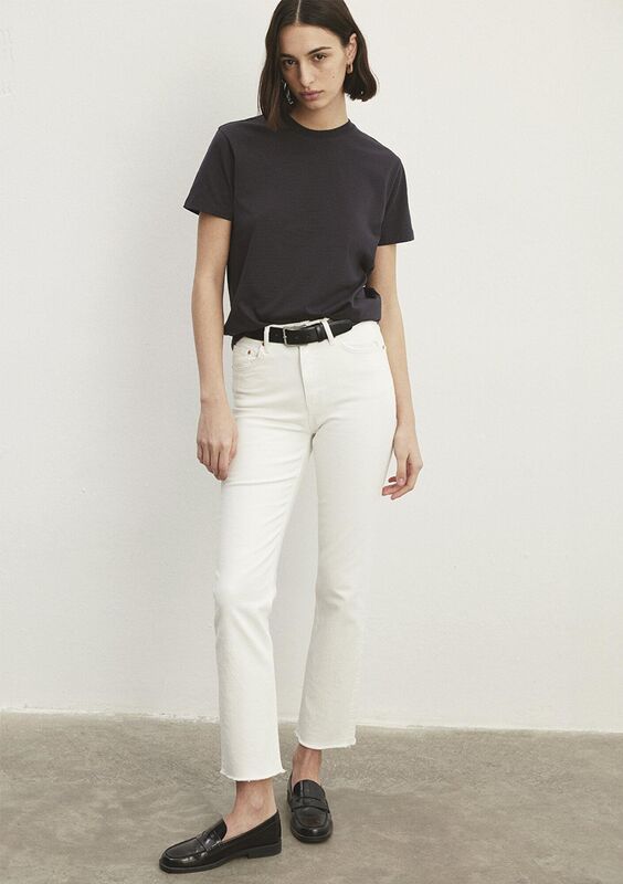 NEW YORK Kadın Beyaz Denim Pantolon - M101441