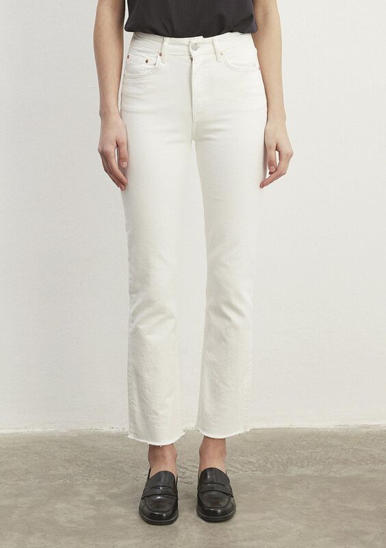 NEW YORK Kadın Beyaz Denim Pantolon - M101441