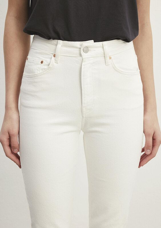 NEW YORK Kadın Beyaz Denim Pantolon - M101441