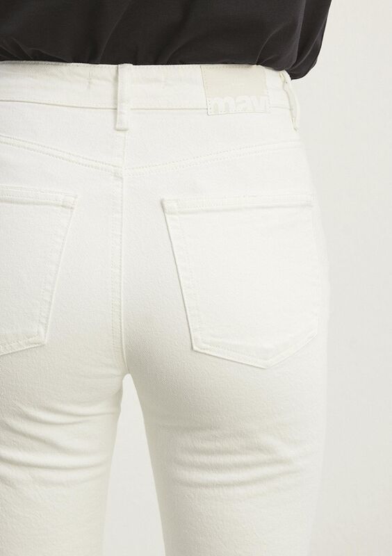 NEW YORK Kadın Beyaz Denim Pantolon - M101441