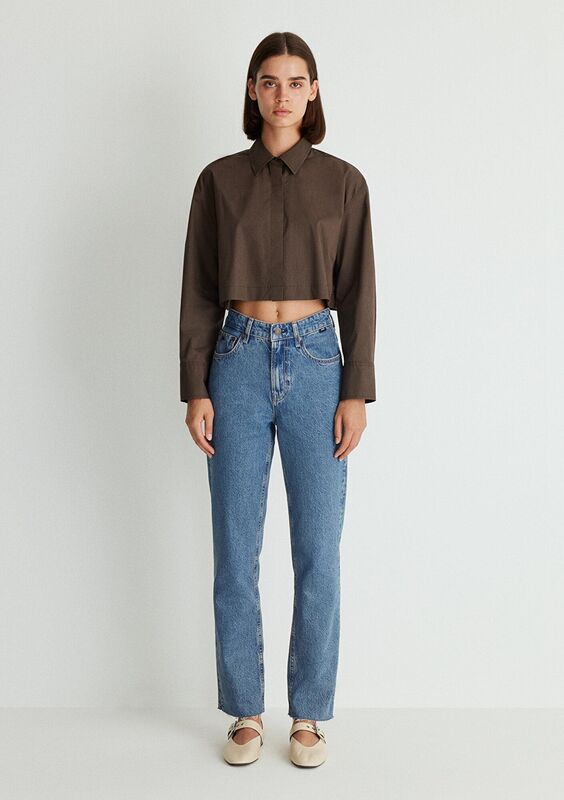 NEW YORK Kadın Mavi Denim Pantolon - M101441